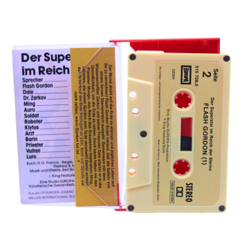 Flash Gordon Hörspielkassette Nr.1 „Der Superstar im Reich der Sterne“ Europa 1981 | Sammlerstück